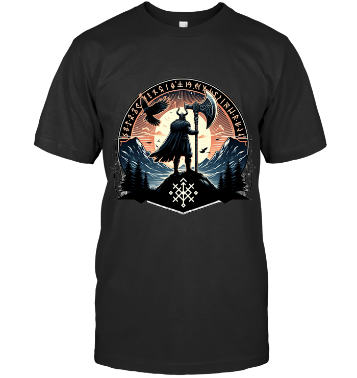 Oath to Valhalla Viking Warrior T-Shirt