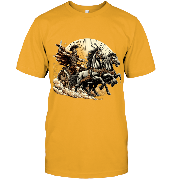 Legion’s Fury Roman Chariot Warrior T-Shirt