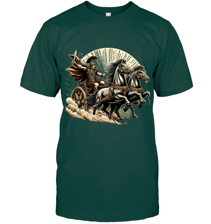 Legion’s Fury Roman Chariot Warrior T-Shirt