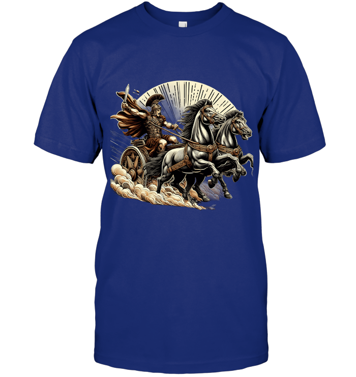 Legion’s Fury Roman Chariot Warrior T-Shirt