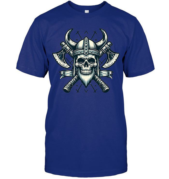 Viking Reaper Skull Warrior T-Shirt