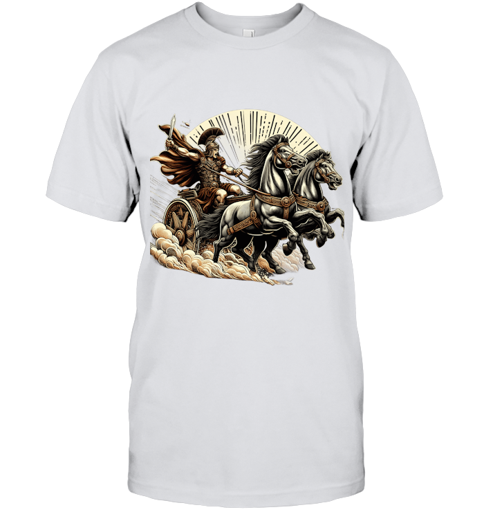 Legion’s Fury Roman Chariot Warrior T-Shirt