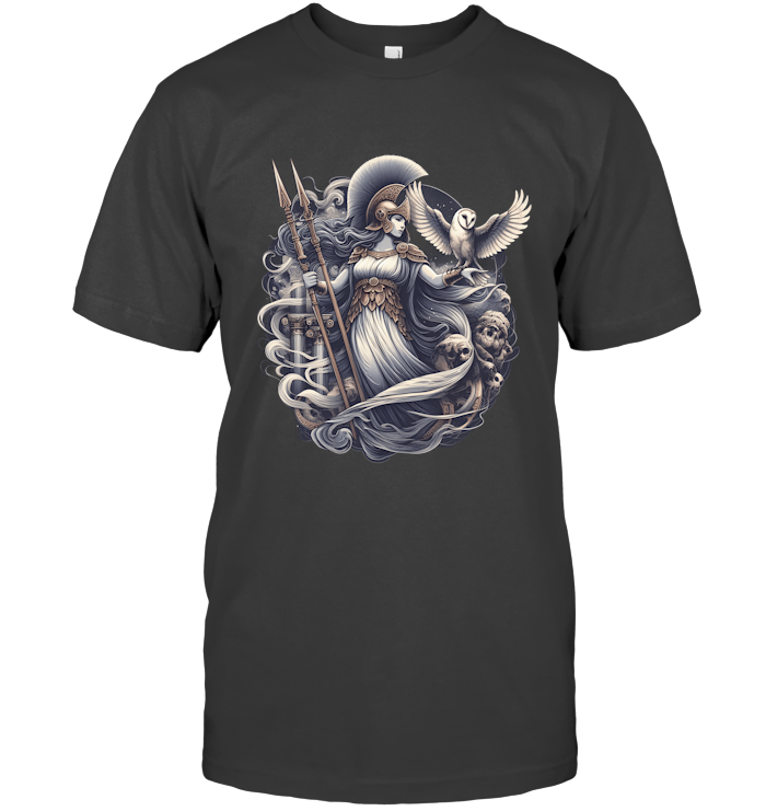 Daughter of Zeus Athena Warrior T-Shirt