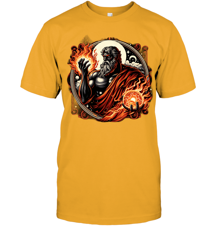 Flames of Olympus God of Fire T-Shirt