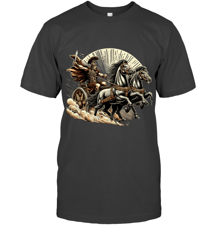 Legion’s Fury Roman Chariot Warrior T-Shirt