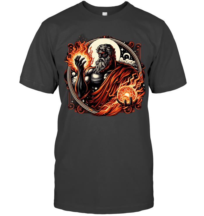 Flames of Olympus God of Fire T-Shirt
