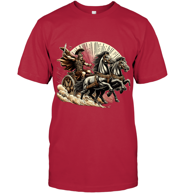 Legion’s Fury Roman Chariot Warrior T-Shirt