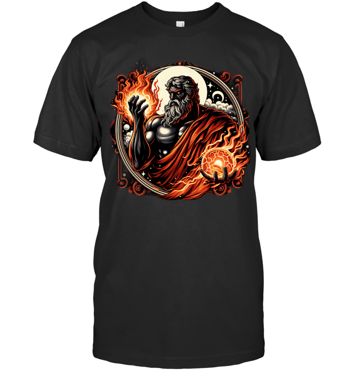 Flames of Olympus God of Fire T-Shirt