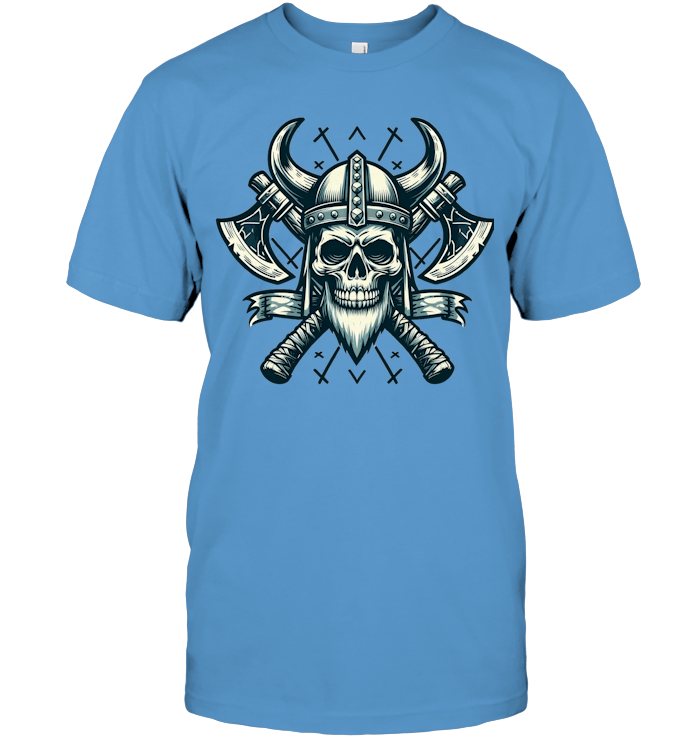 Viking Reaper Skull Warrior T-Shirt