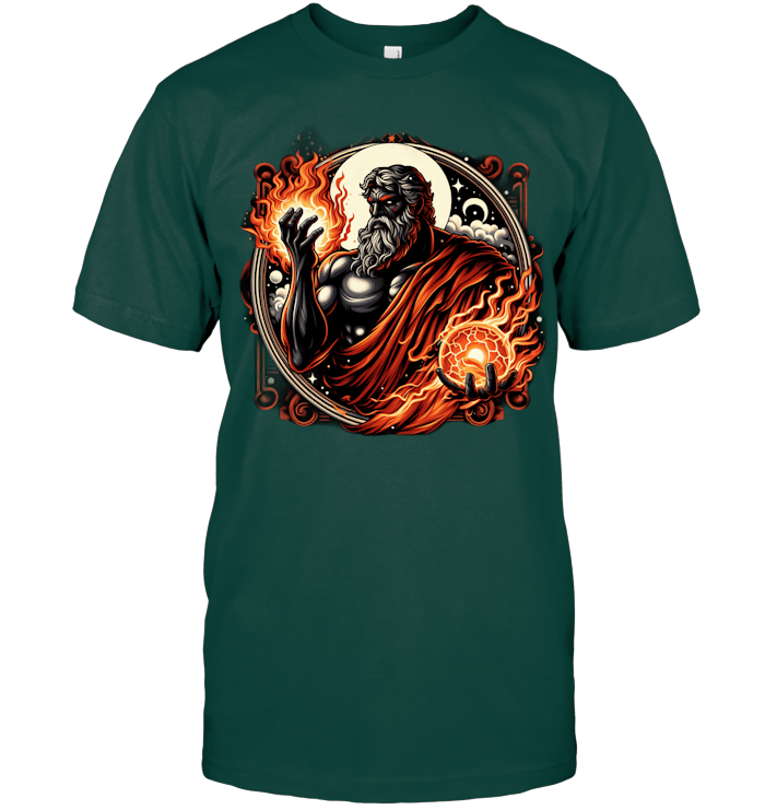 Flames of Olympus God of Fire T-Shirt