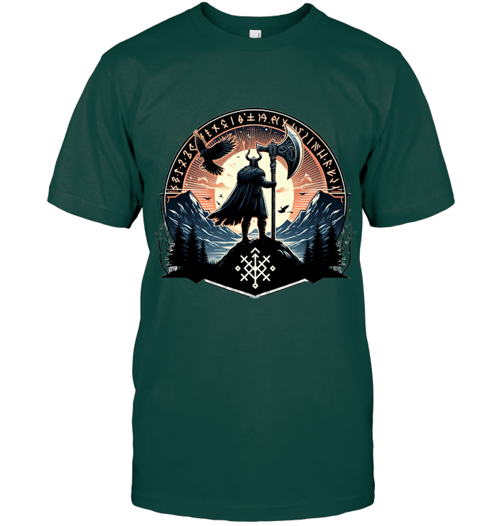 Oath to Valhalla Viking Warrior T-Shirt