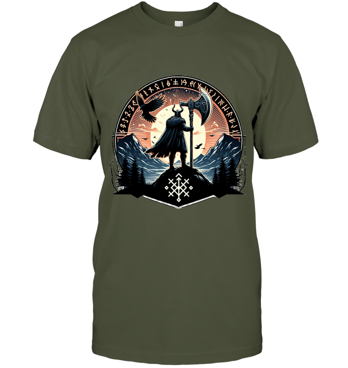 Oath to Valhalla Viking Warrior T-Shirt